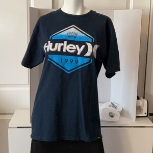 Hurley Navy Blue Graphic T-Shirt